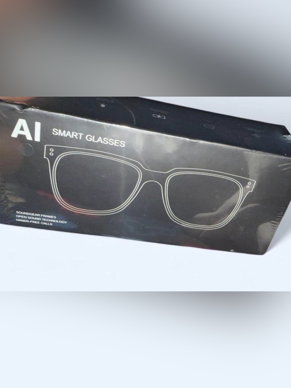 Black Smart Glasses